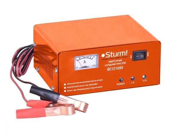 Зарядное устройство Sturm BC12108V. Новое. 
Зарядное устройство Sturm