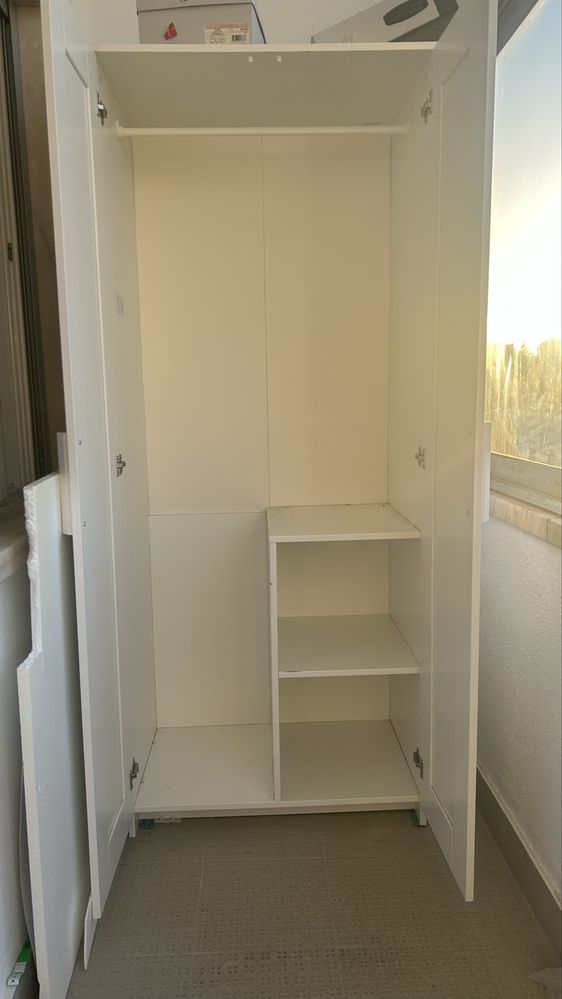 Roupeiro branco BRIMNES IKEA
