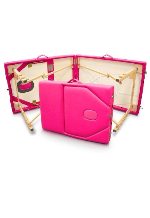 Marquesa Portátil e cadeira com base cromada