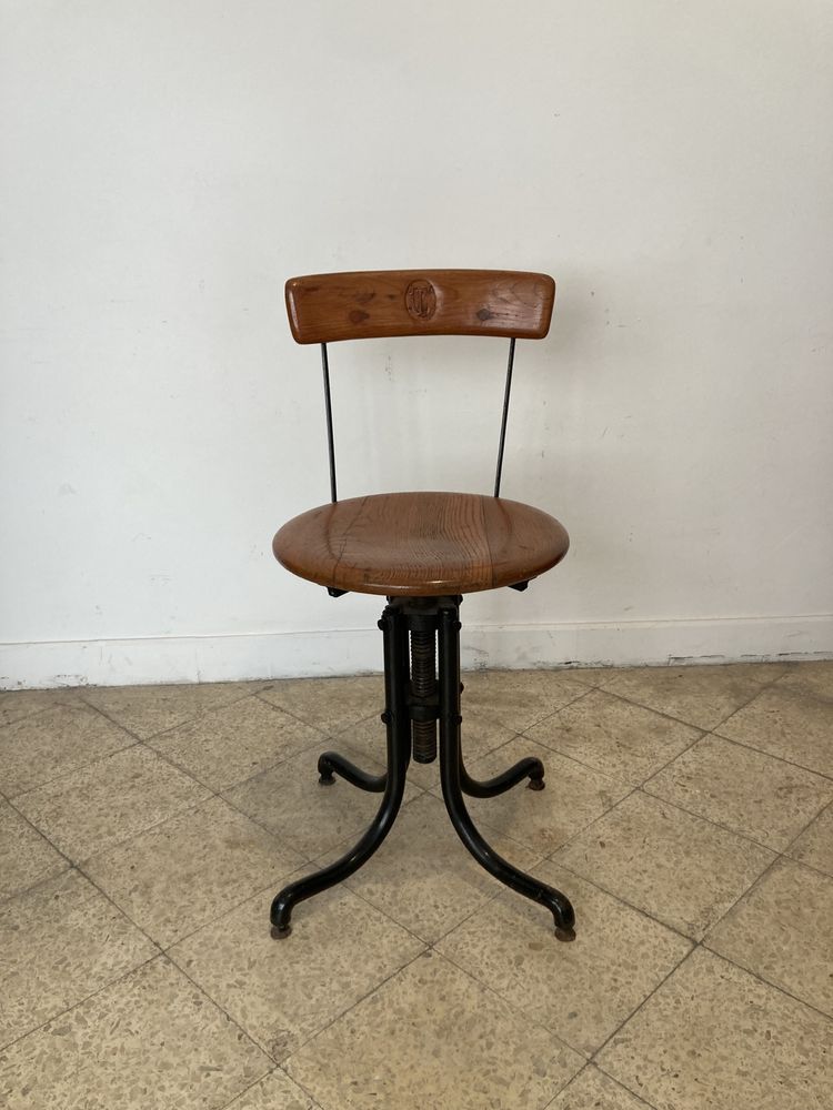 Industrial vintage chair, 1950 Portugal.