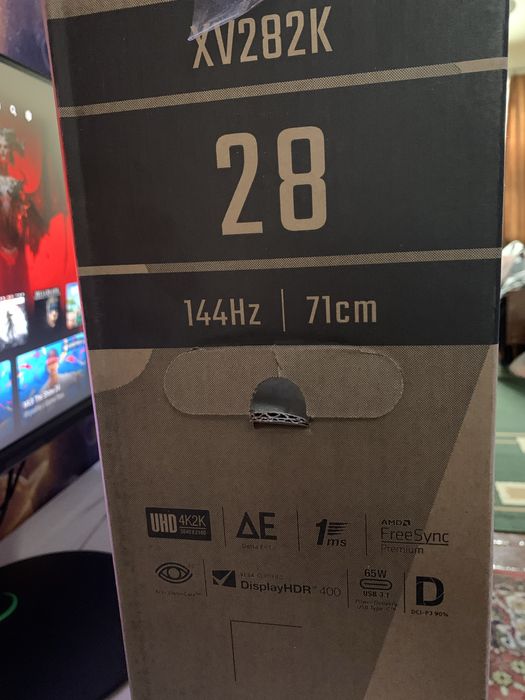 Игровой монитор Acer Nitro 4K 144hz 28 дюймов