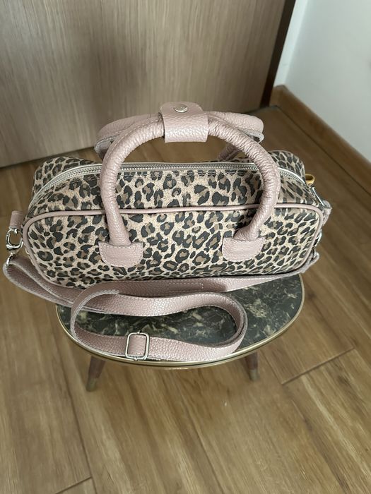 Torebka Zuzia Górska 2000 Mini skórzana leopard
