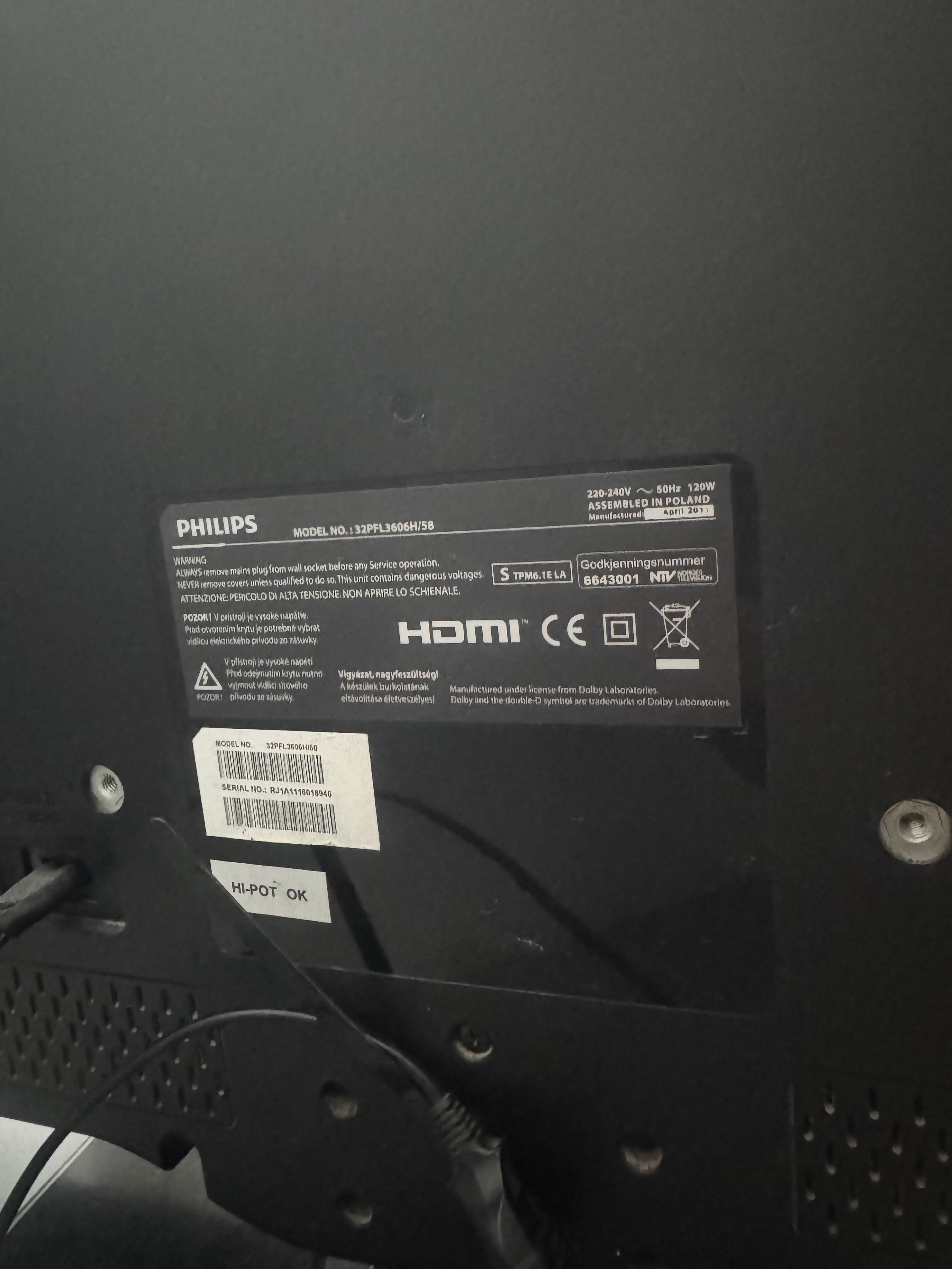 Телевізор Philips 32 PFL3606H