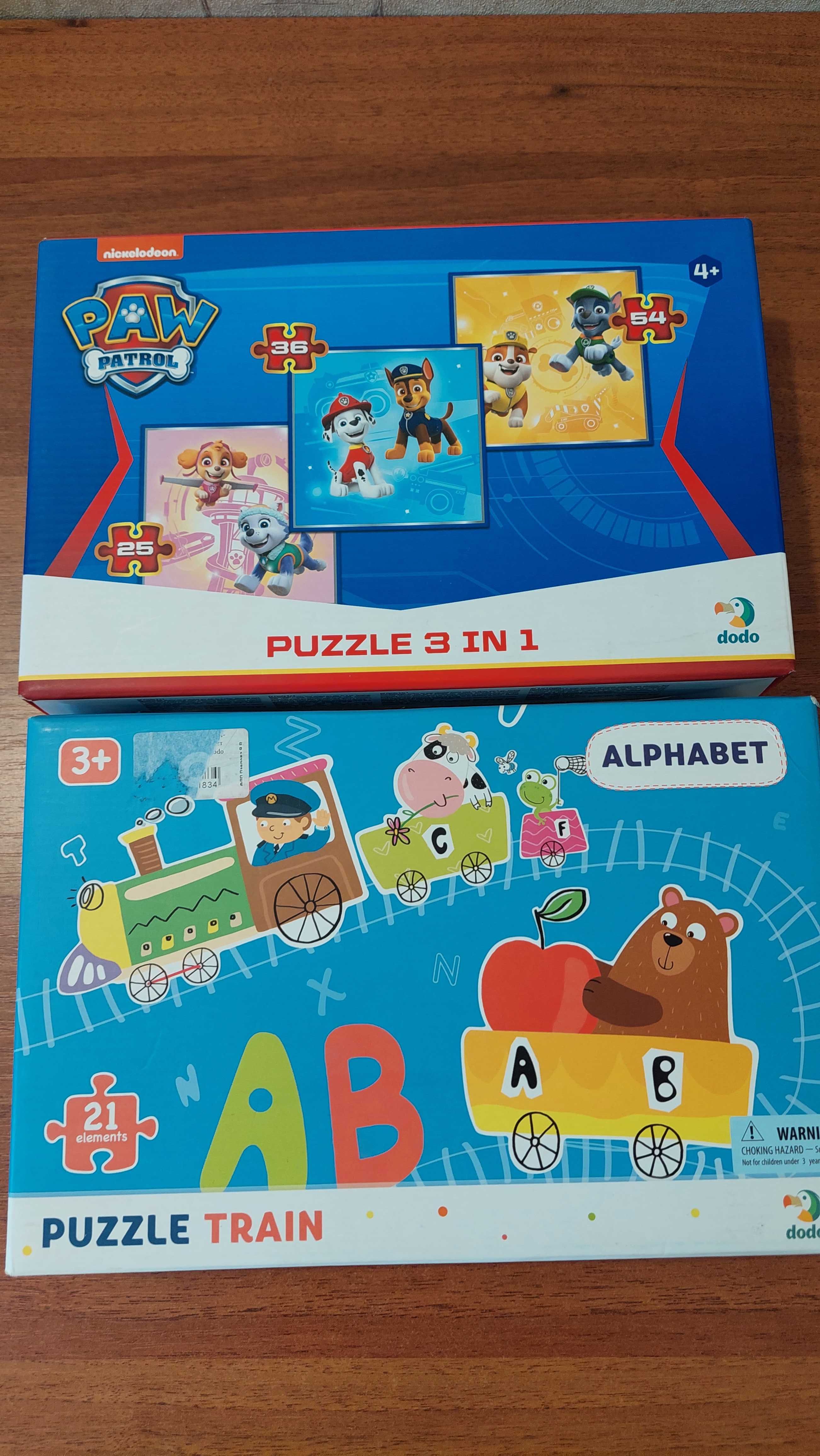 Продам пазли 21, 35 елементів