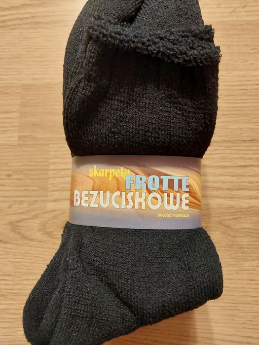 Skarpety męskie frotte bezuciskowe 5 par