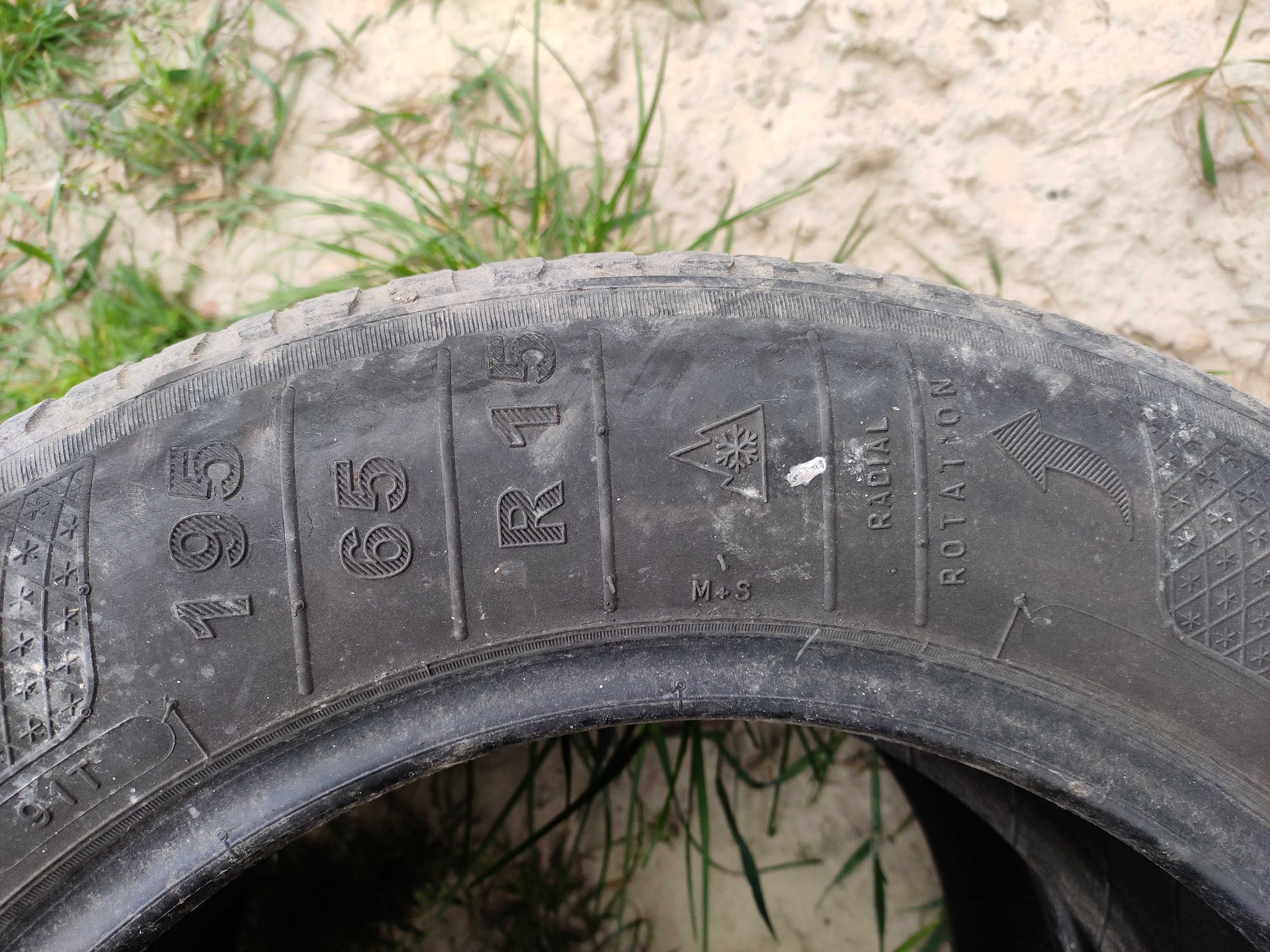 Komplet Opony zimowe 195/65 r15 do upalania gruza dębica kleber drift