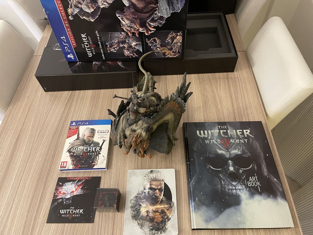 The Witcher Wild hunt Edicão de colecionador Ps4