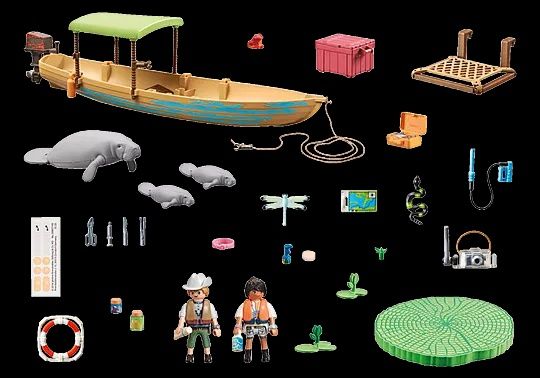 Playmobil Wiltopia - Passeio de Barco com os Manatins