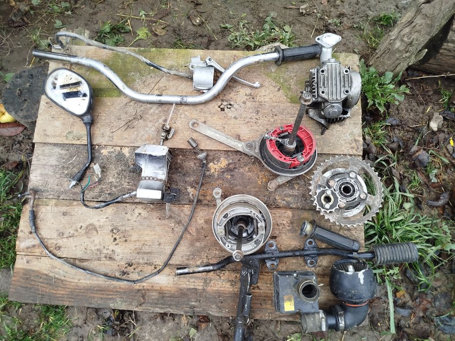 Альфа 110сс,колеса,головка ,стартер,