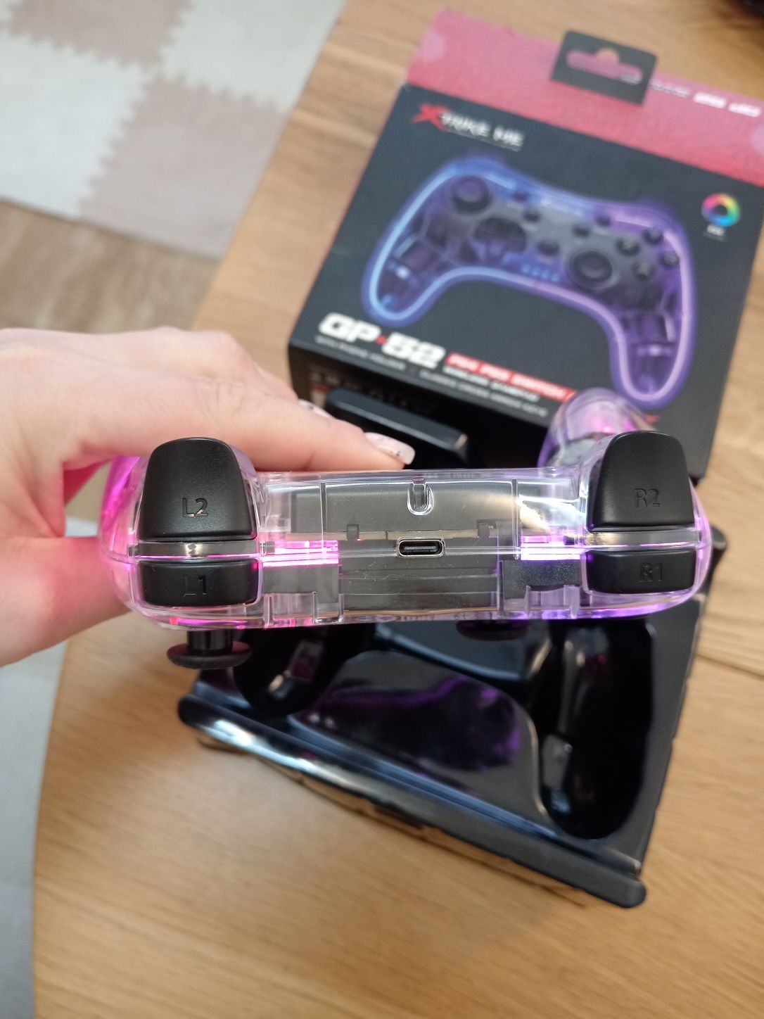 Геймпад Xtrike ME GP-52 Bluetooth RGB PS4/IOS/Android/PC/Nintendo