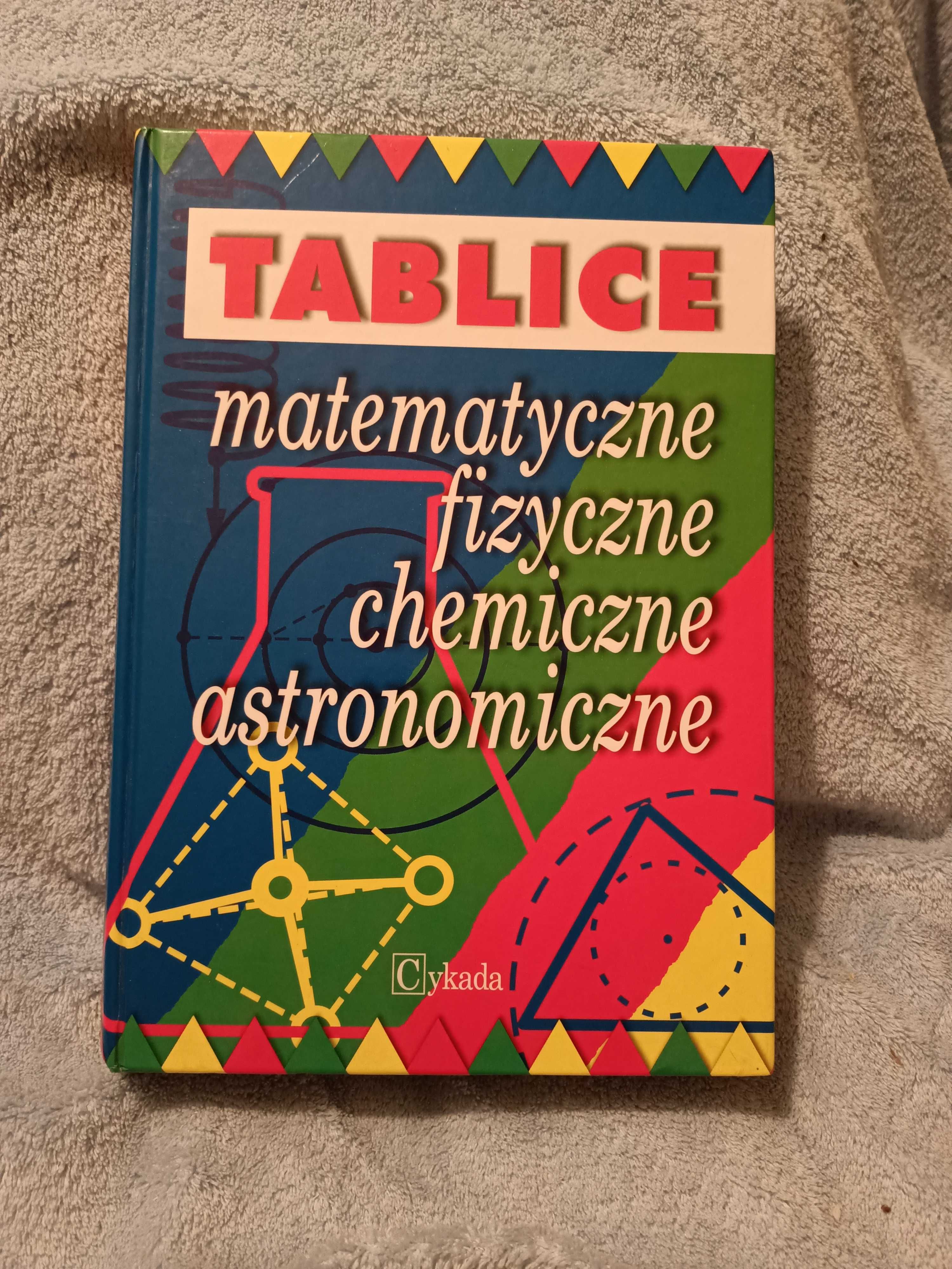 Tablice matematyczne, fizyczne, chemiczne, astronomiczne.