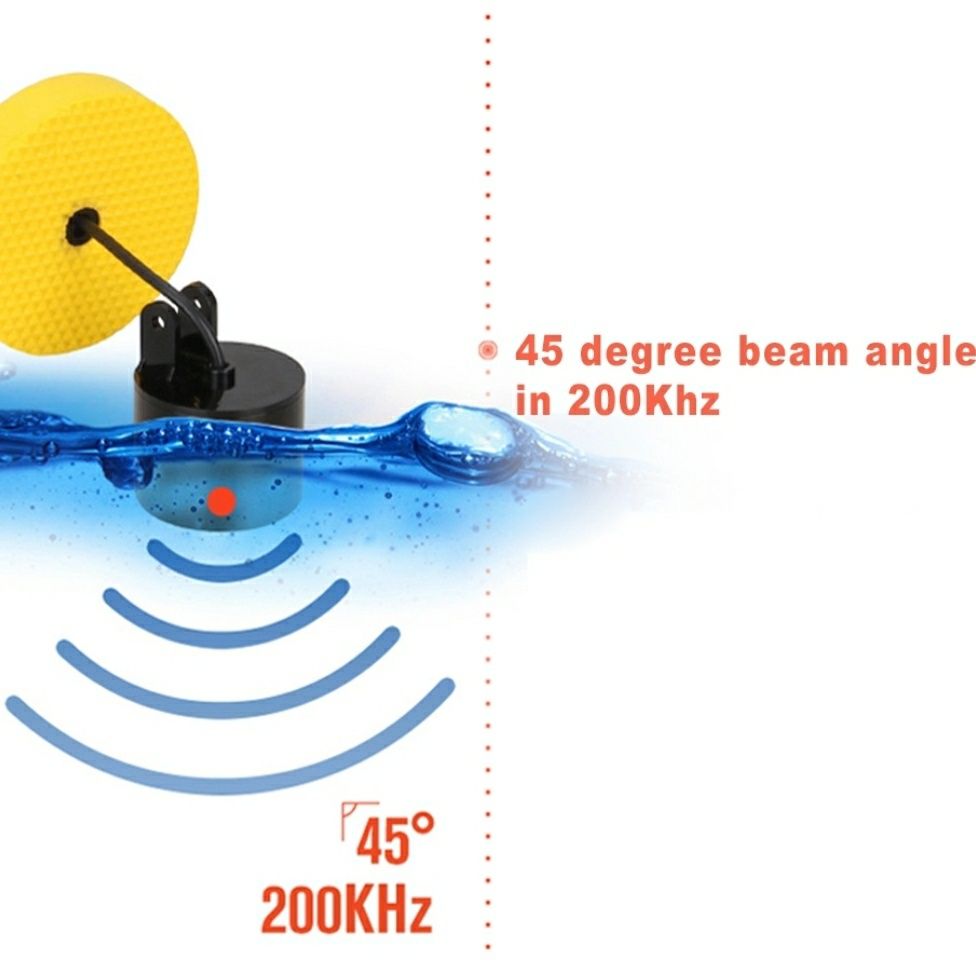 localizador Peixe Sonda portátil para pesca informação profundidade