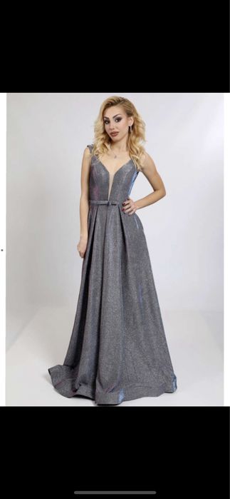 Сукня випускна з глітером