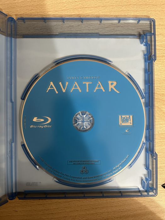 Avatar płyta blu-ray