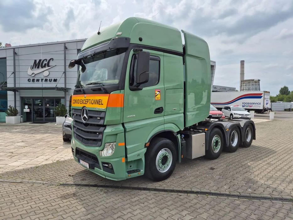 Mercedes-Benz Actros 4163 8X4 / SUPER STAN / MOCNY CIĄGNIK / UNIKATOWY / SERWISOWANY / BEZWYPADKOWY / EURO 6 / OKAZJA!  Najtańszy w EU! Unikatowy ciągnik, jedyny taki, Serwisowany, 1Wł, TOP!