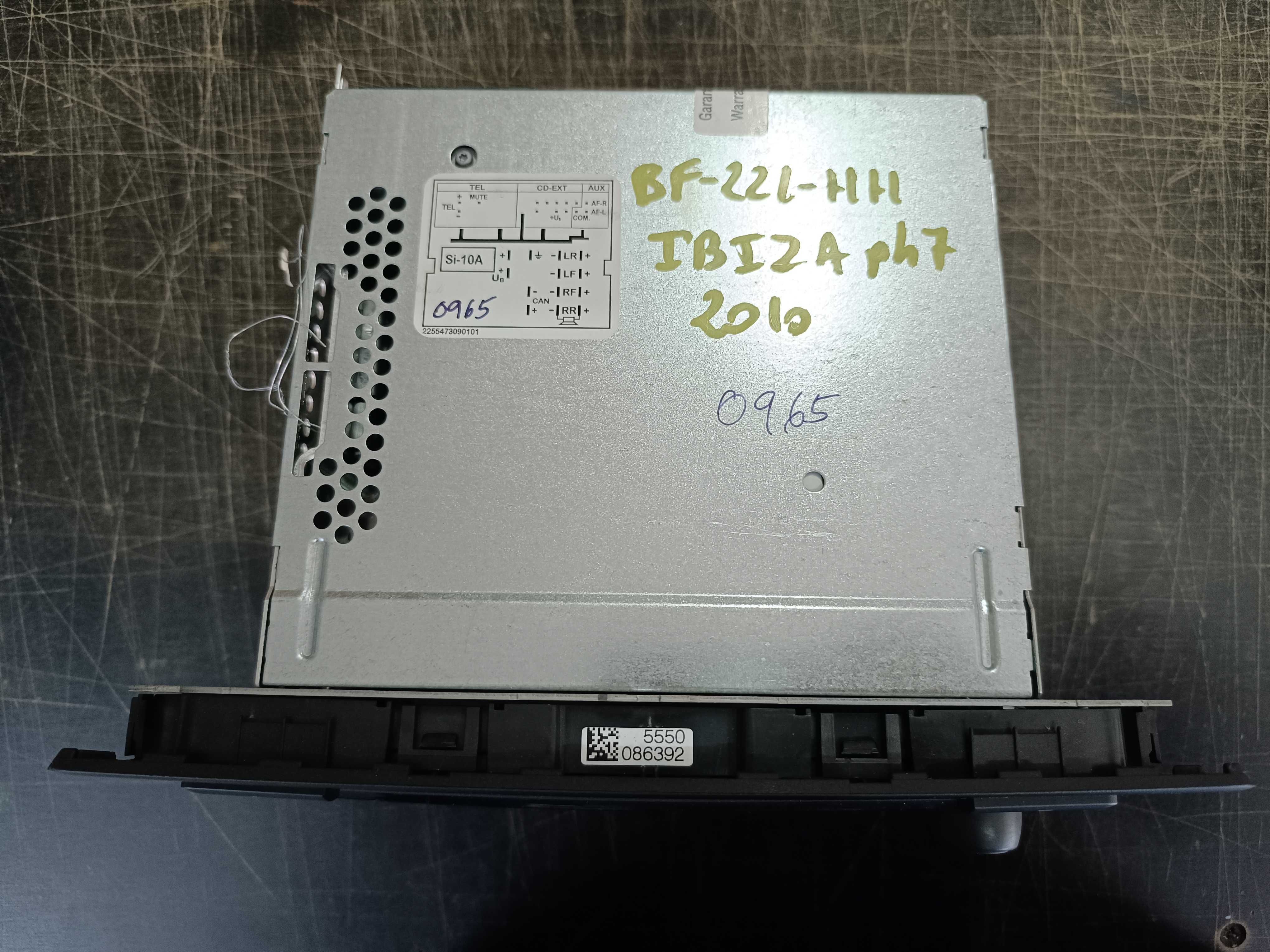 Rádio CD original para SEAT Ibiza 2014