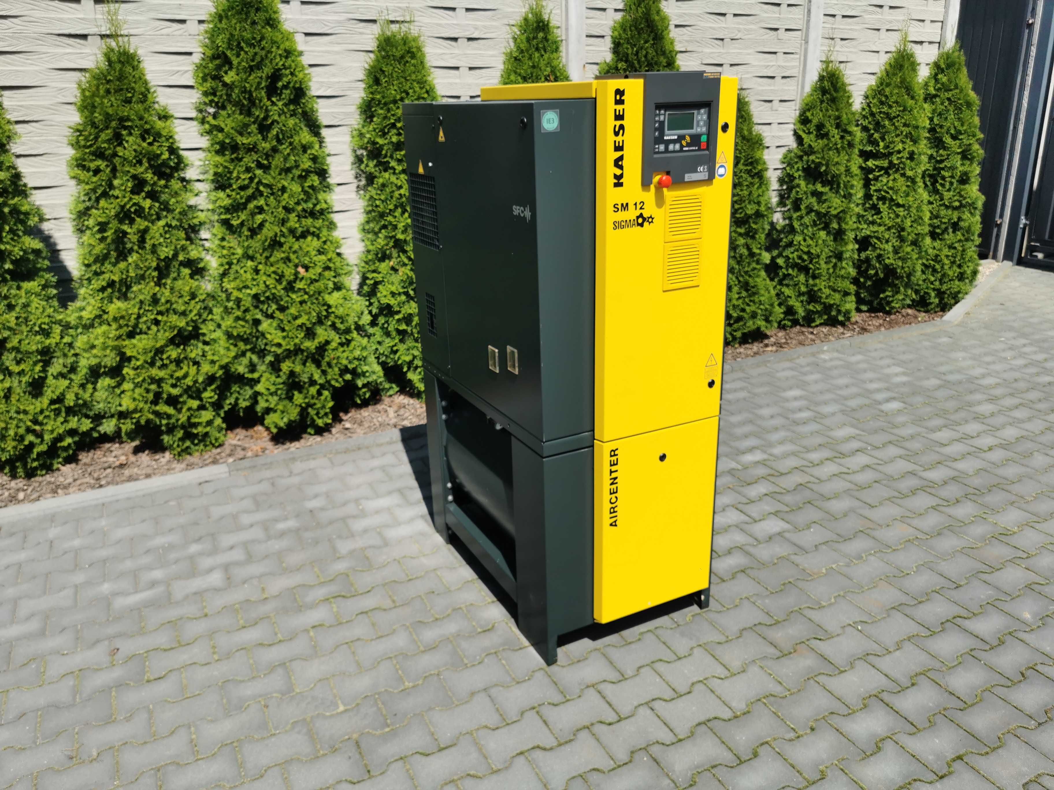 2014r 7.5kw +FALOWNIK  sprężarka śrubowa KAESER SM12 1200L +OSUSZACZ