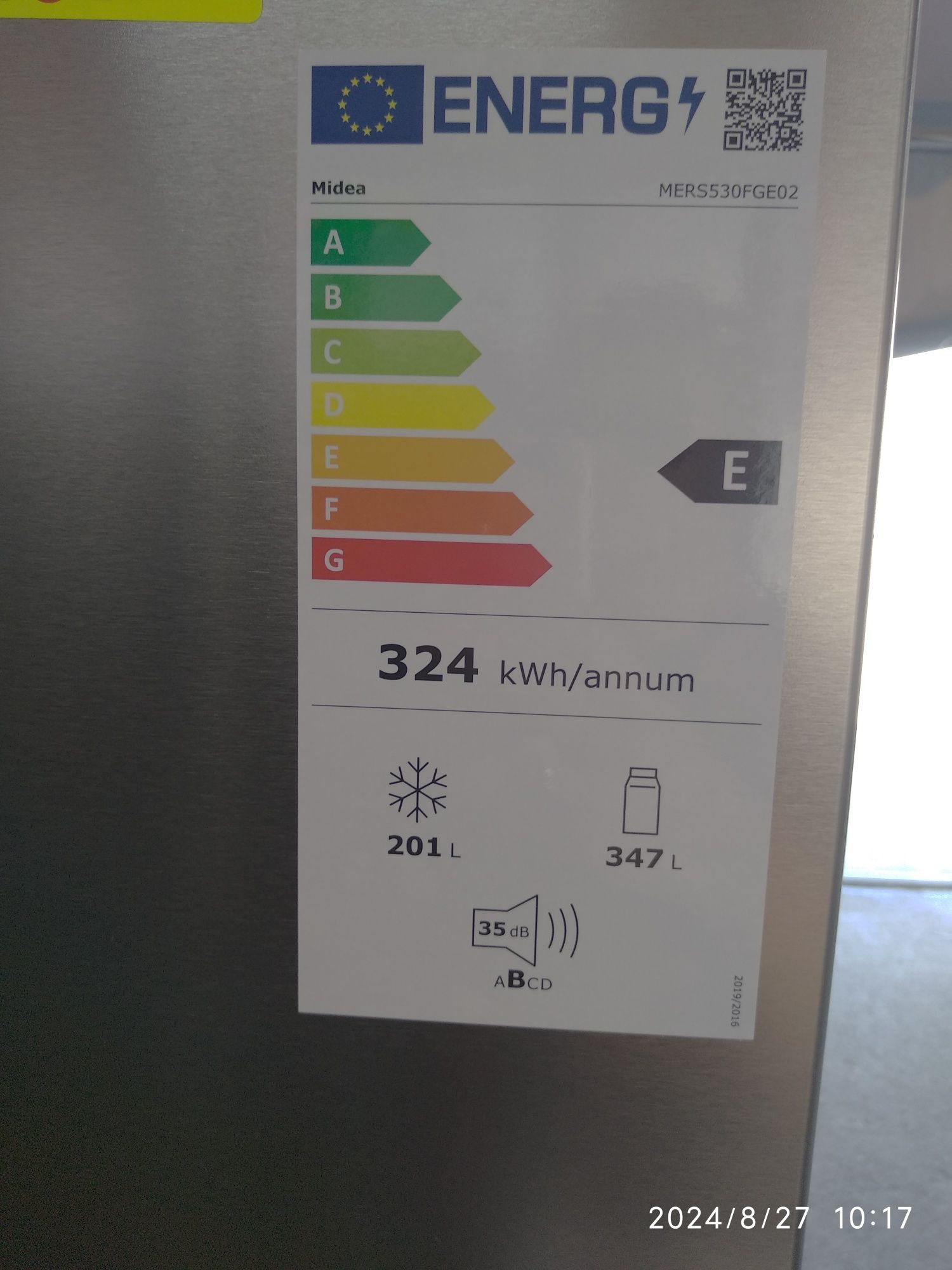 OUTLET Janki ul Wspólna 6 Lodówka Midea MERS530FGE02 side-by-side