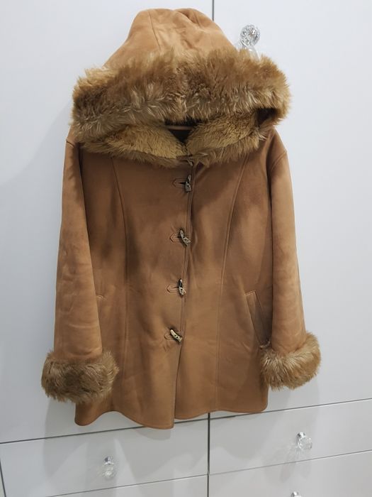 Naturalny damski kożuch + gratis