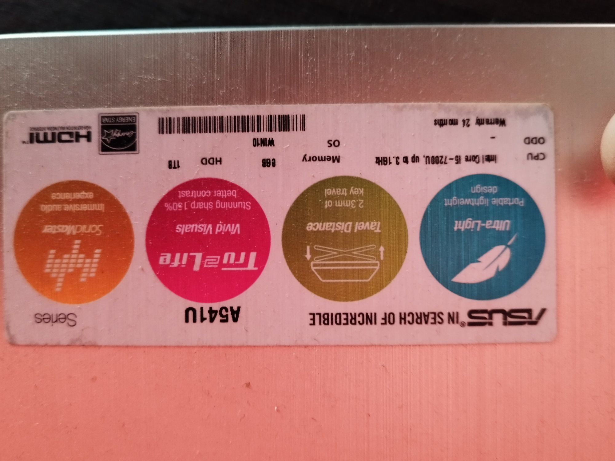 Vendo portátil ASUS