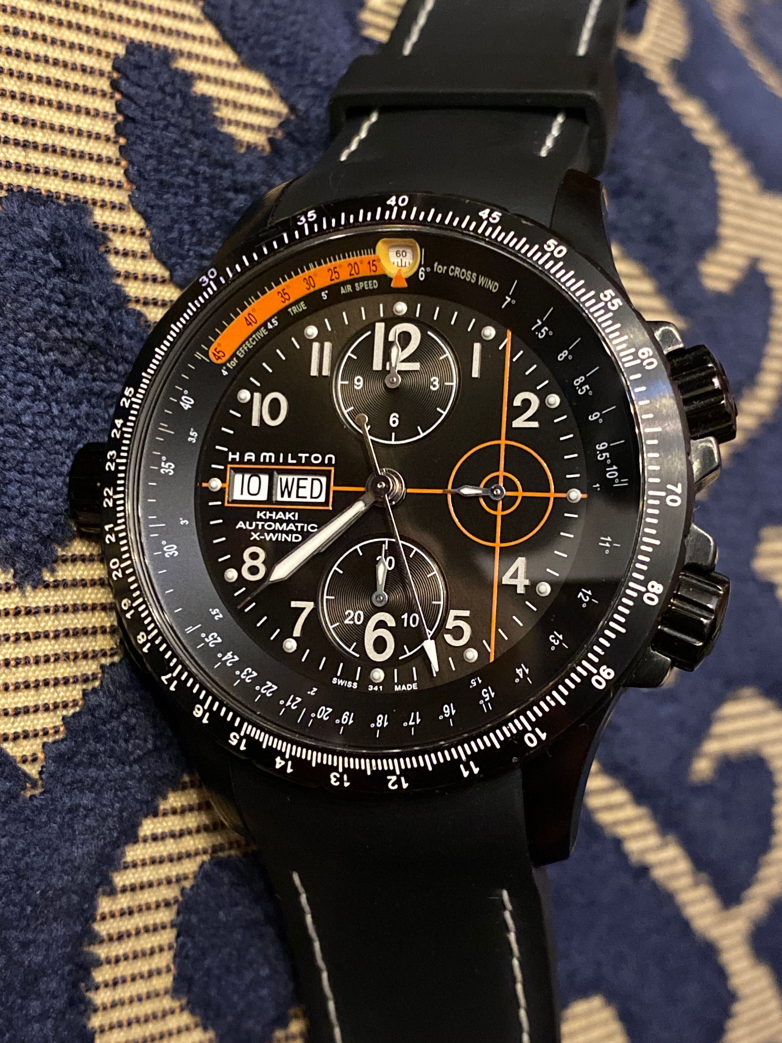 Relógio Hamilton Khaki X-Wind Automático edição Limitada n 1996 Novo