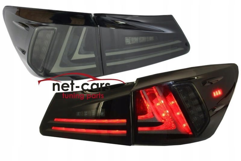 Lampy tylne tył LEXUS IS 250 XE20 06- 12 FULL LED Czarne dymione
