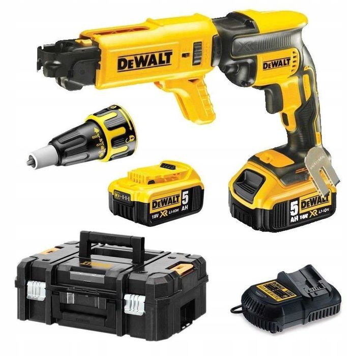 DeWalt DCF620P2K Wkrętarka do Płyt G-K 18V XR 2x5.0Ah