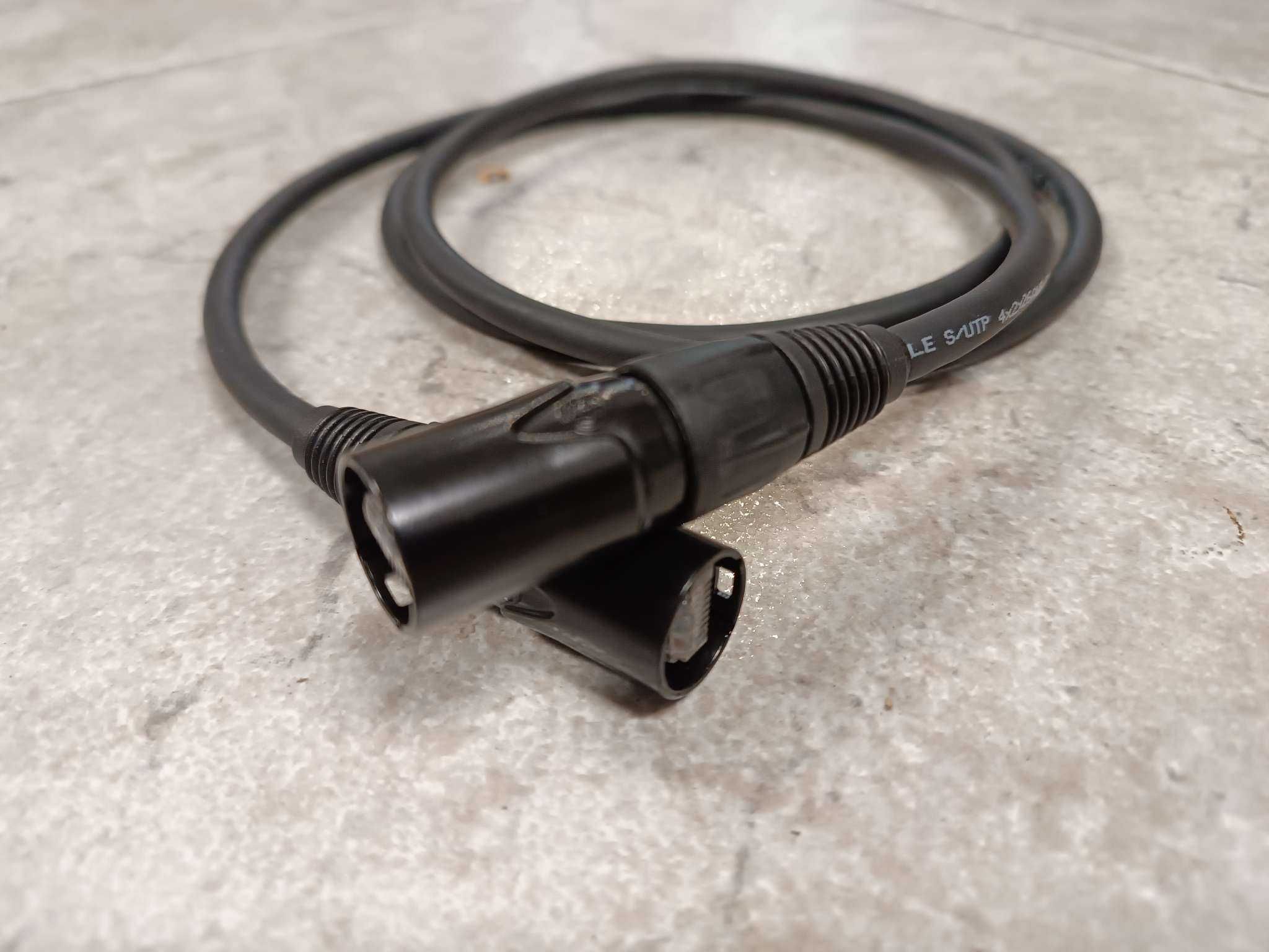 Patchcord skrętka mobilna ekranowana SUTP CAT5e Neutrik EtherCon NE8MX