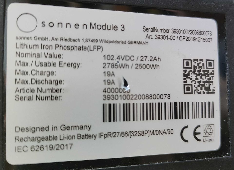 Li fe po 4 3400mAh. 12mlo. 10A.