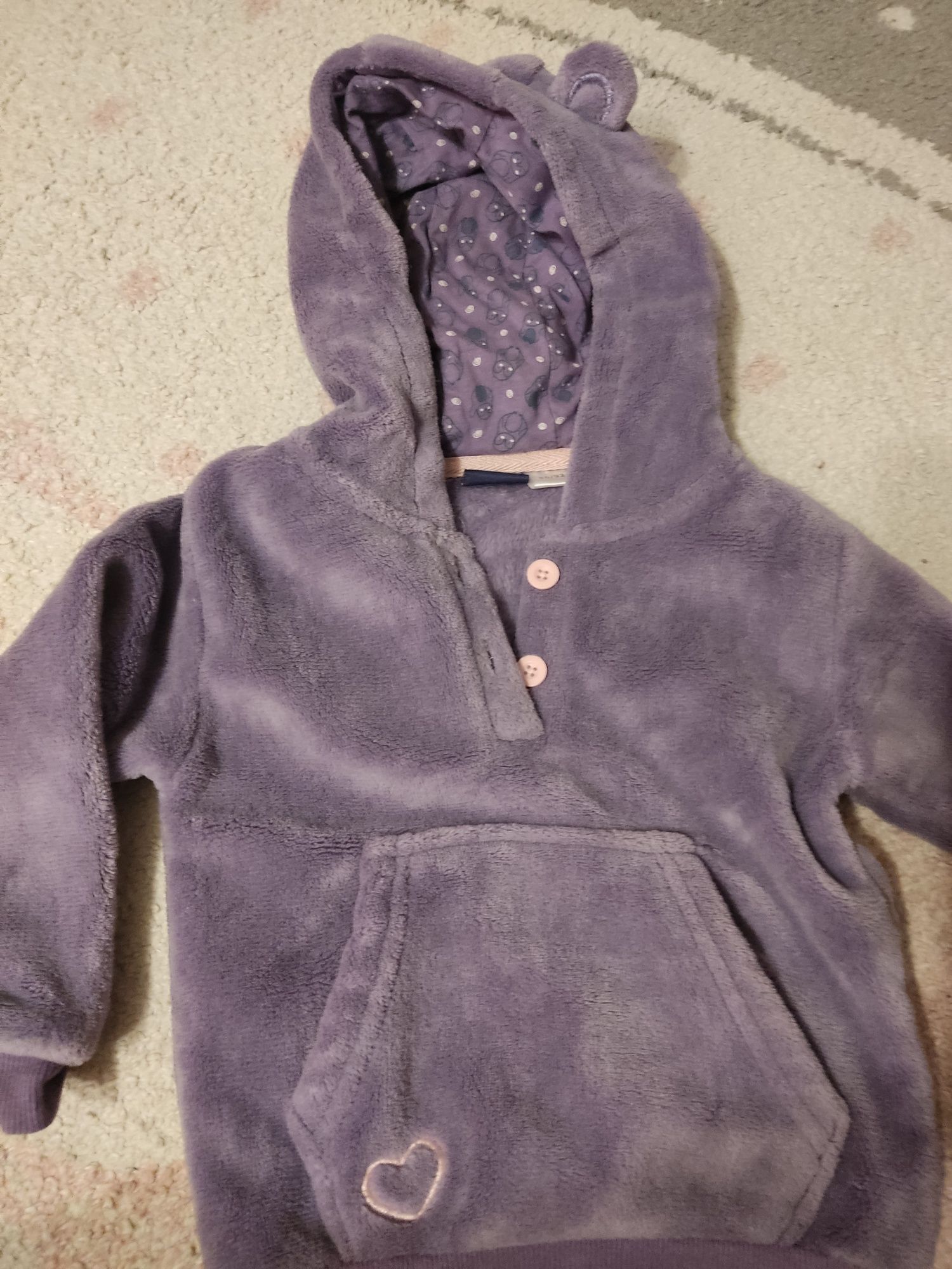 Bluza ciepła miś 86/92 Lidl