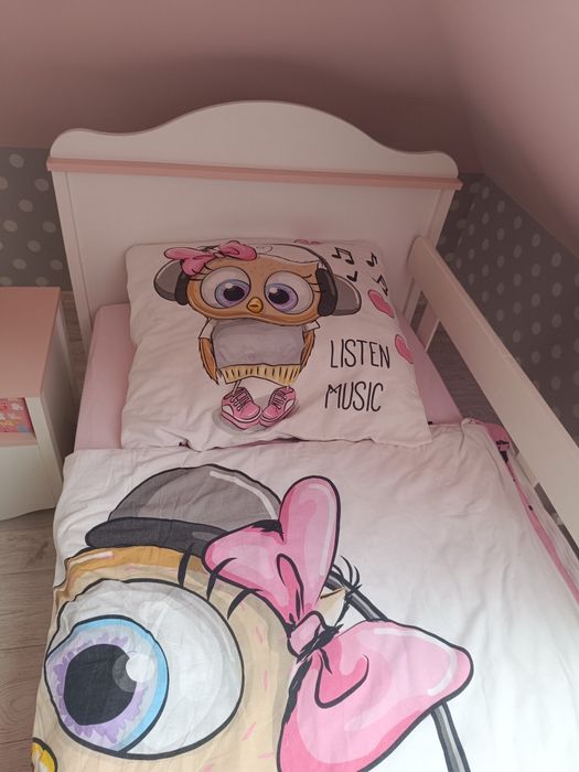 Łóżko 90x200 dla dziewczynki