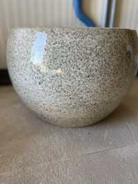Donica ceramiczna sr 50 cm, szkliwiona