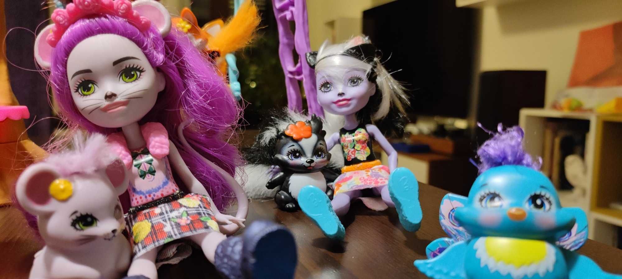 Enchantimals DUŻY zestaw, lalki ze zwierzątkami i plac zabaw