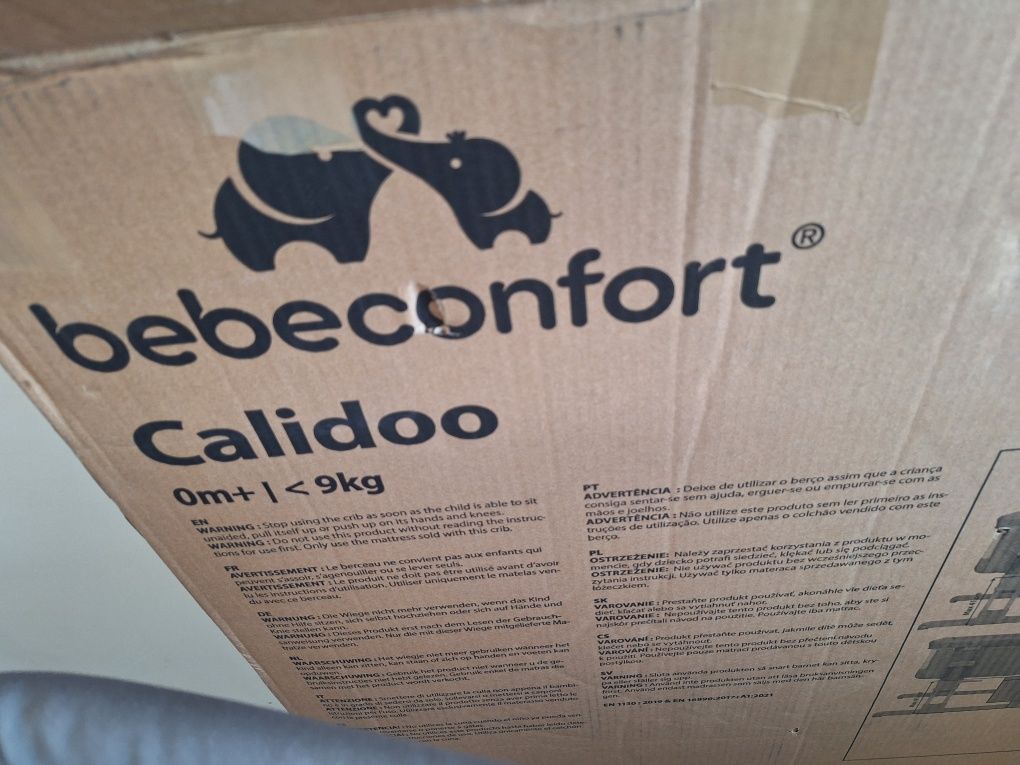 Bebeconfort Calidoo, Łóżeczko przestawne dostawka 2-w-1 bebe confort