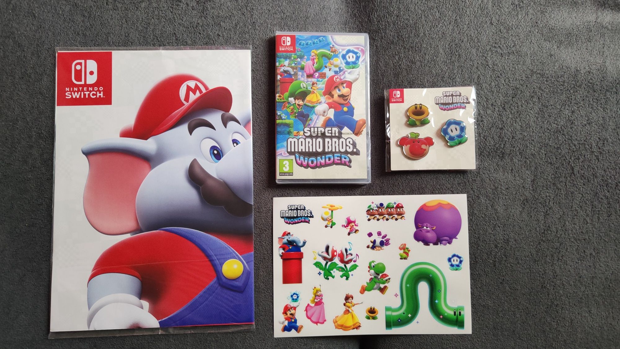 Nintendo Switch Super Mario Bros. Wonder + dodatki