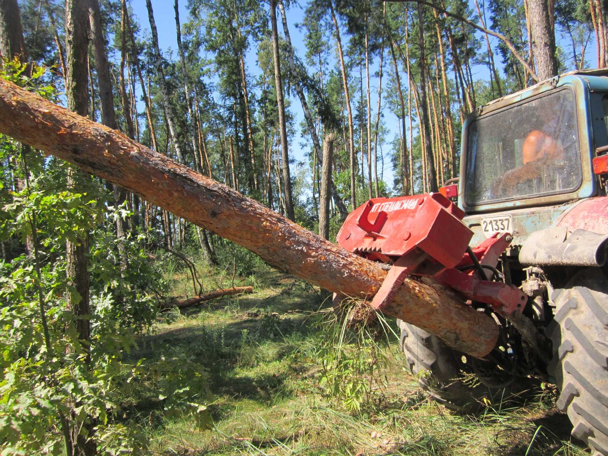Захват для лісу усилений320 кг., Гідрозахват ПТБ-4,5