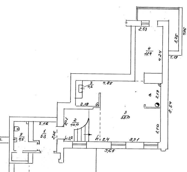 Вбудоване приміщення 75 кв. м вільного призначення вул.Гоголя