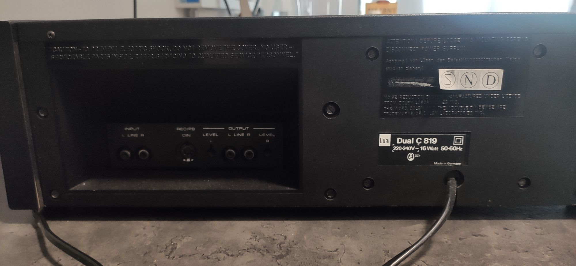 magnetofon Dual C 819 HiFi stereo cassete deck