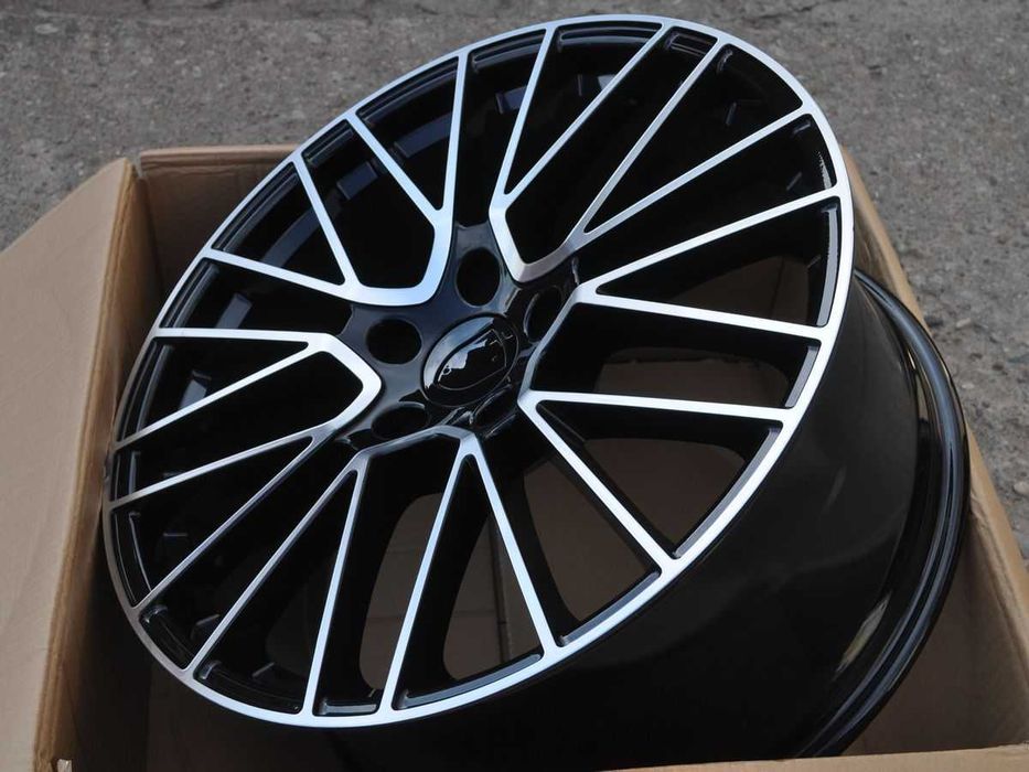 Szare felgi R21 5x112 do Porsche Macan 9J ET26 + 10J ET19