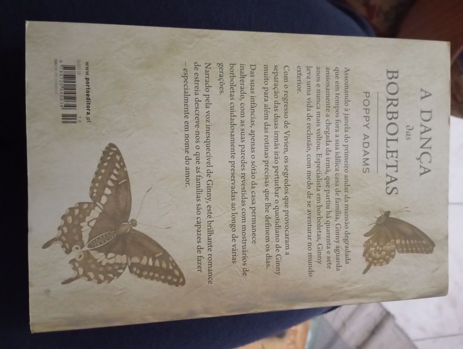 Livro " a dança das borboletas"