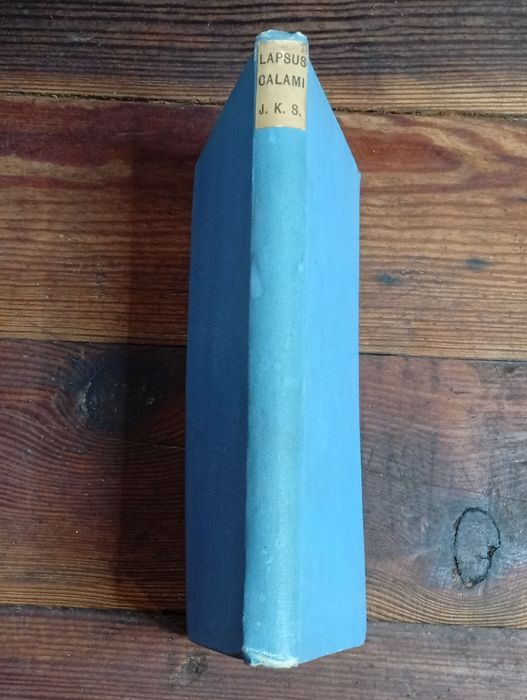 Livro antigo “Lapsus Calami” – J.K.S. (1891)