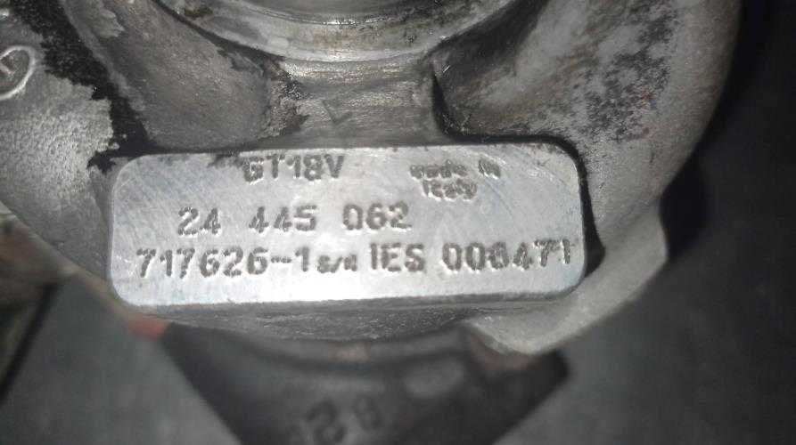 Turbo Opel Vectra 2,2dti 125cv     ref: 2 4 4 4 5 0 6 2