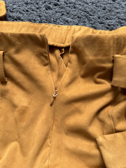 Спідниця Zara розмір XS-S замшева юбка