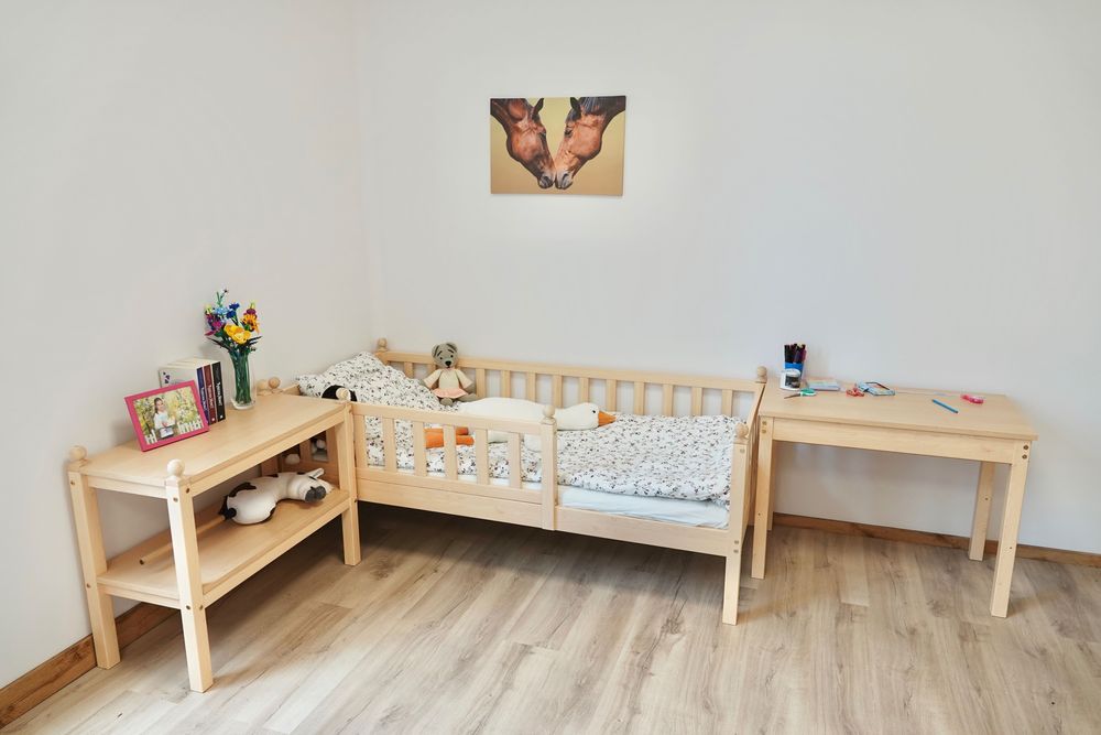 Łóżko Dziecięce z Drewna Sosnowego Prosto od Producenta