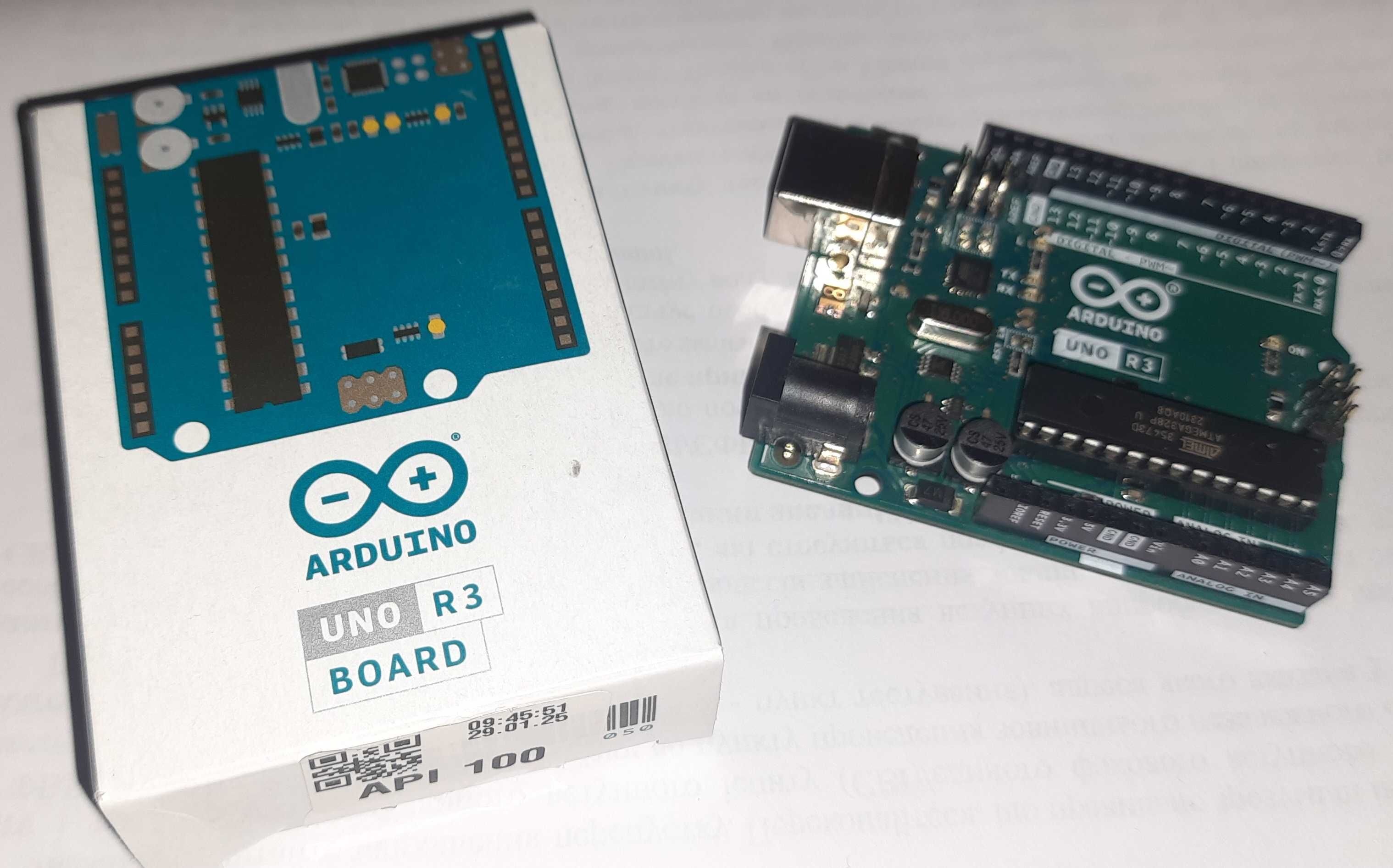 Плата Arduino Uno Rev3 + бонус