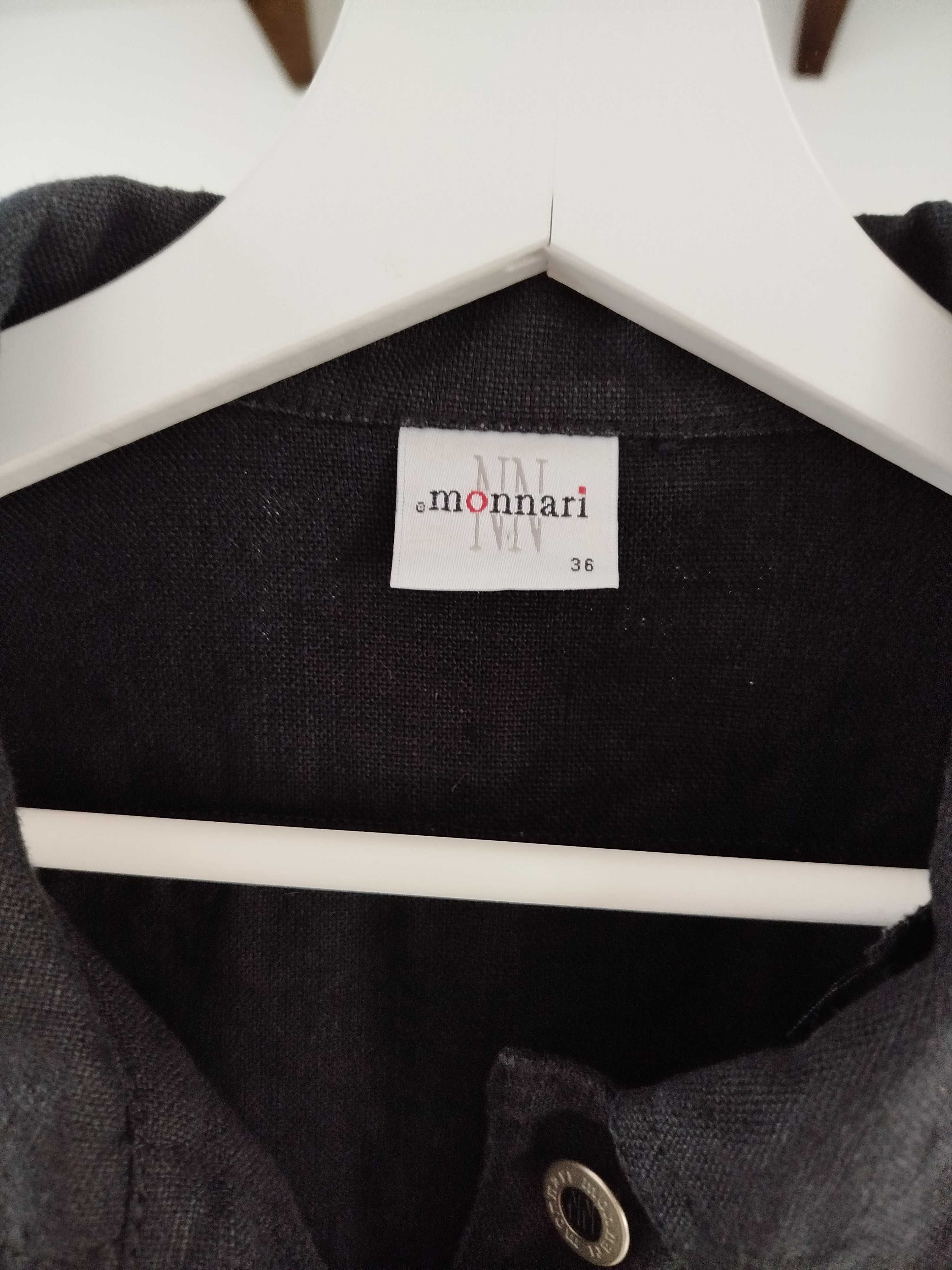 Czarna kamizelka 36 S Monnari virginwool