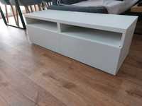 Szafka RTV pod tv z szufladami biała 120x42cm Ikea Bestå