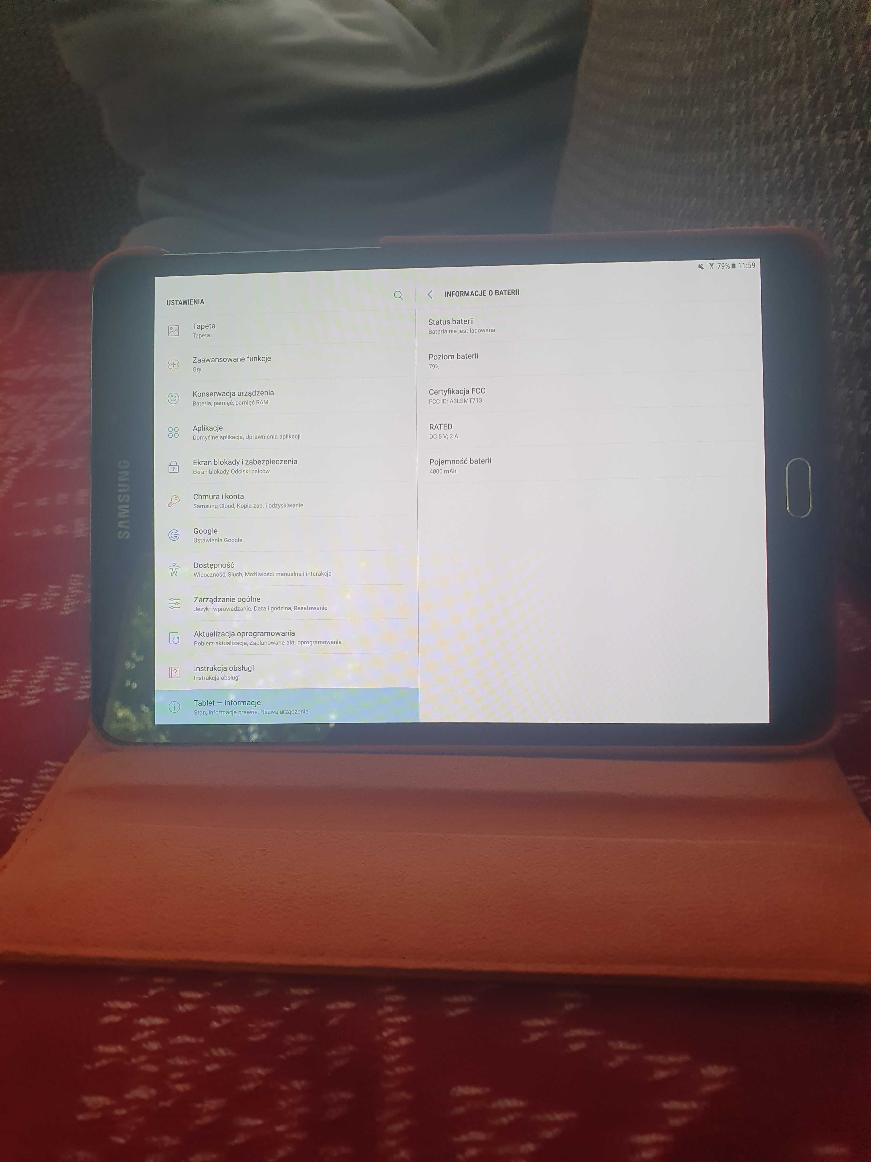 Tablet samsung tab s2 plus etui