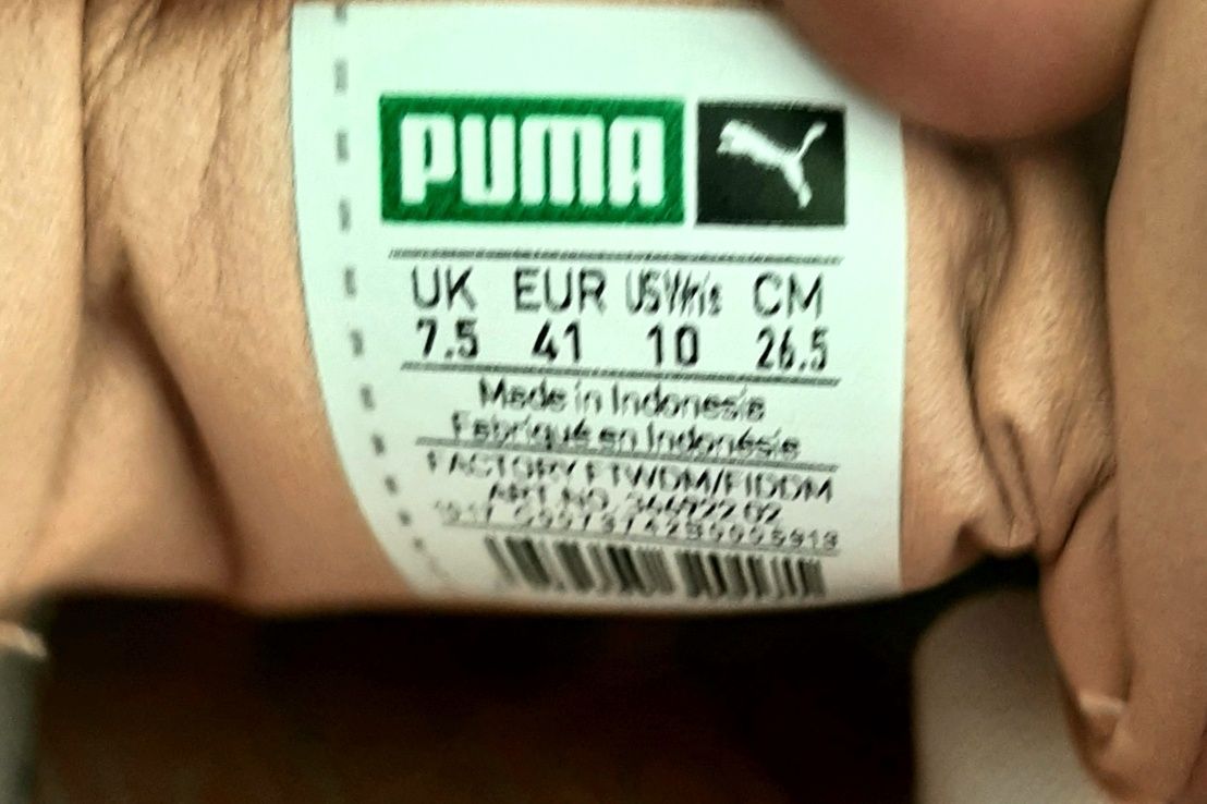 Кроссовки Puma Пума EUR 41 UK 7.5 US 10 СМ 26.5
