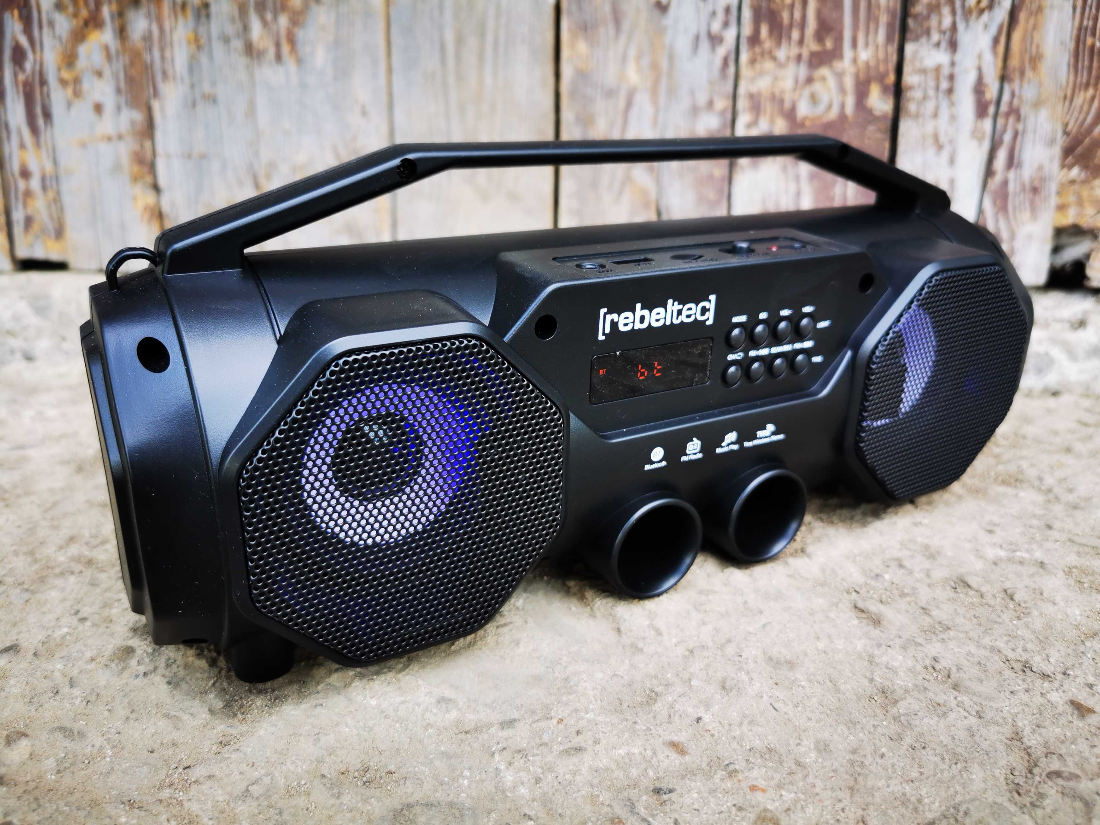 BOOMBOX Głośnik BLUETOOTH Radioodtwarzacz MP3 USB FM KOLUMNA Subwoofer